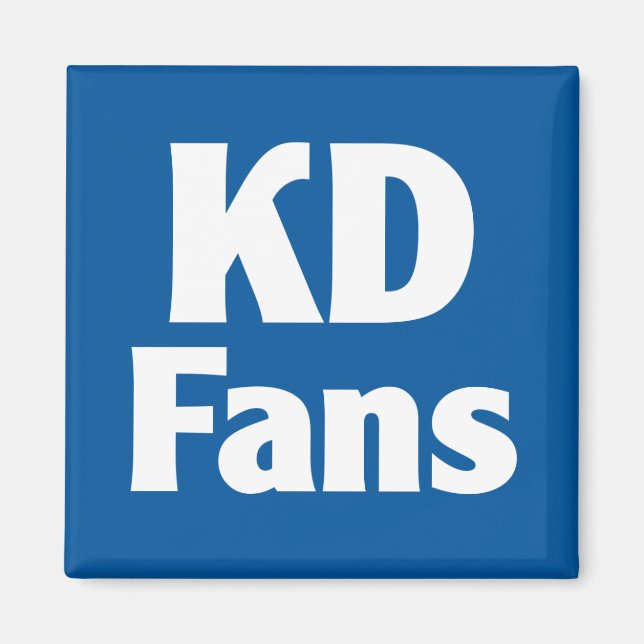 KD Fans Magnet (Vorne)