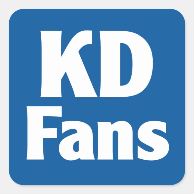 KDFans Sticker (Vorderseite)