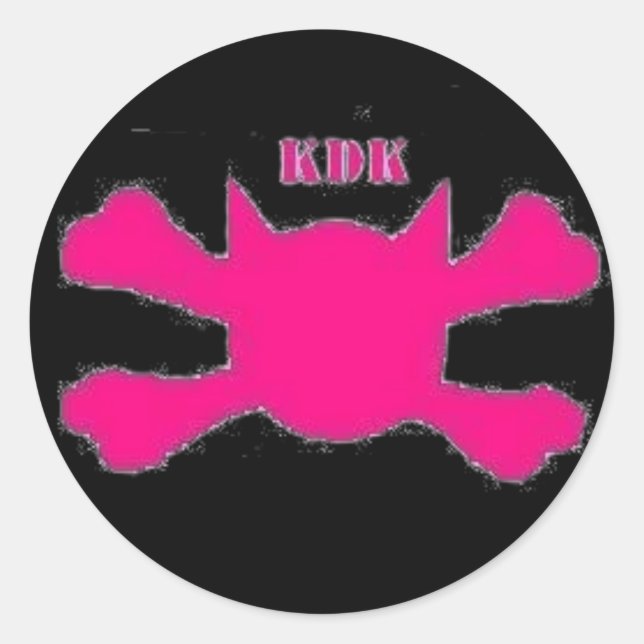 KDK RUNDER AUFKLEBER (Vorderseite)