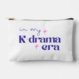 Kdrama Era Typography White Minimalistic Cosmetic Zubehörtasche