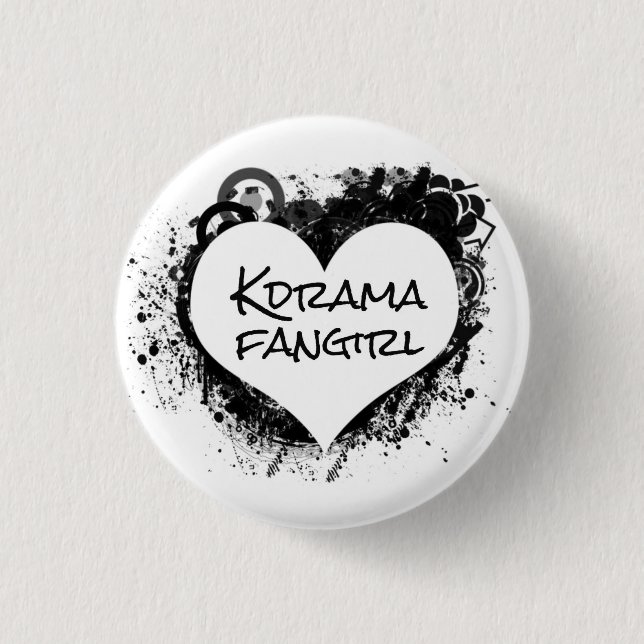 Kdrama Fangirl Knopf Button (Vorderseite)