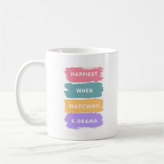 Kdrama Lettering Coffee Mug for Korean Drama Lover Kaffeetasse
