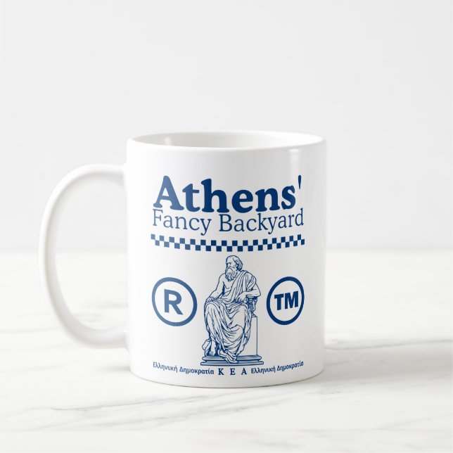 Kea: Athens' schicker Hinterhof Kaffeetasse (Links)