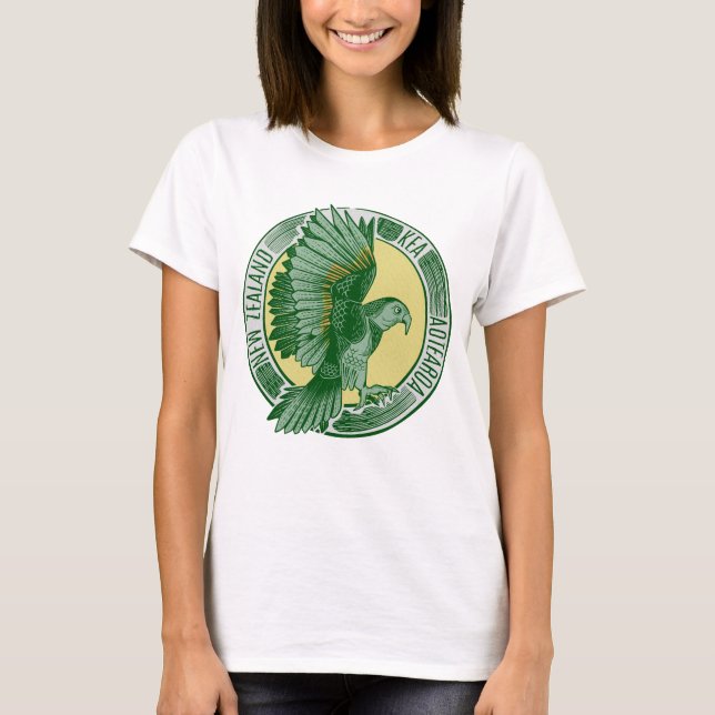 Kea N.Z. Aotearoa T-Shirt (Vorderseite)