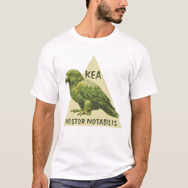 Kea Neuseeland-Vogel T-Shirt (Vorderseite)