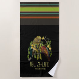 Kea New Zealand Mountain Parrot Strandtuch