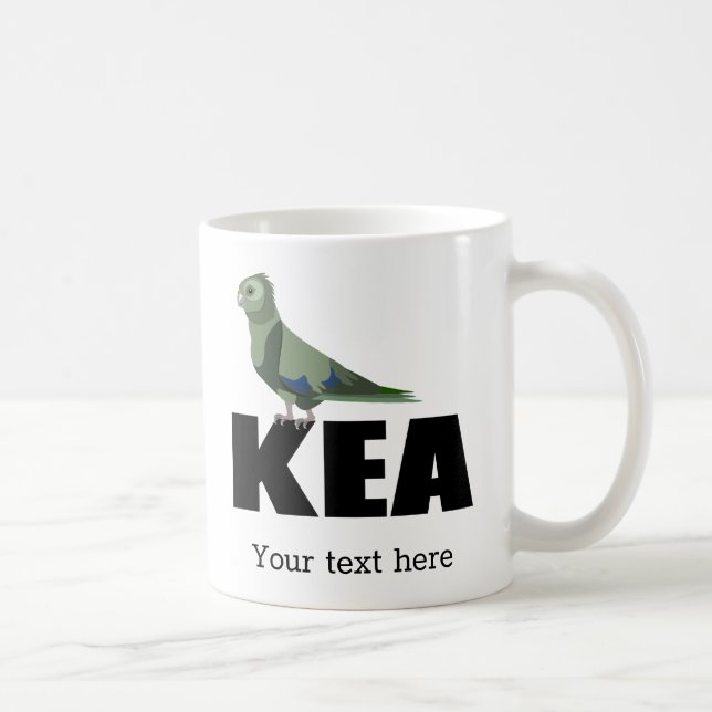 Kea New Zealand Native Bird Kaffeetasse (Rechts)