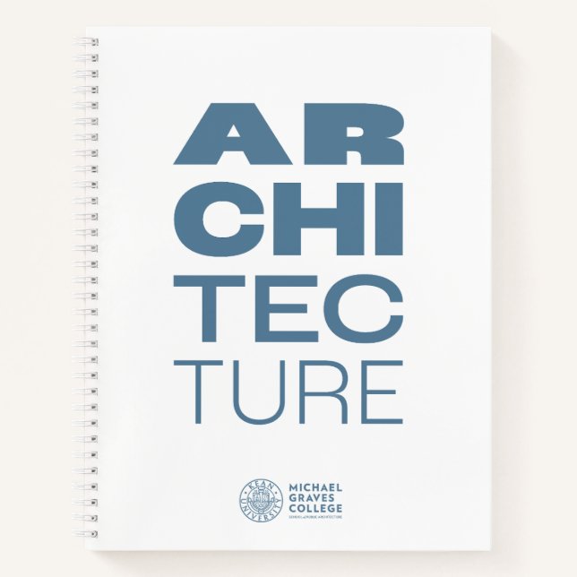Kean MGC Architecture Spiral Notebook Notizbuch (Vorderseite)