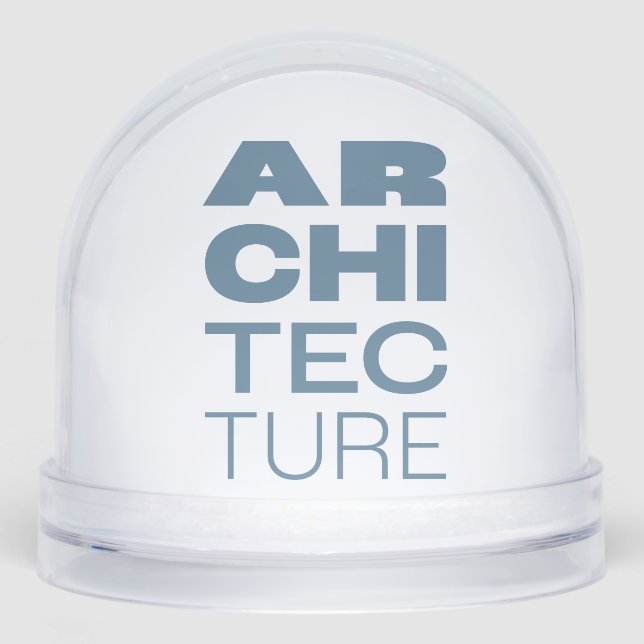 Kean MGC Architektur Schneekugeln (Vorderseite)