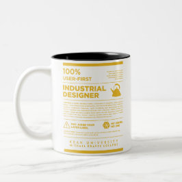 Kean MGC Care Label Industrial Design Mug Zweifarbige Tasse