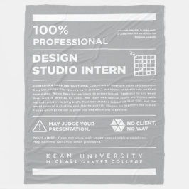 Kean MGC Design Studio Care Label Fleecedecke