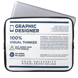 Kean MGC Graphic Design Care Label Laptopschutzhülle