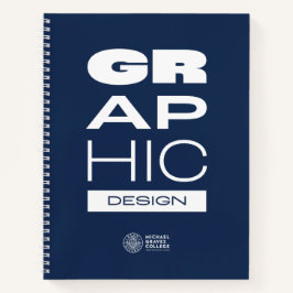 Kean MGC Graphic Design Spiral Notebook Notizbuch