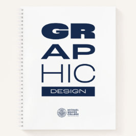 Kean MGC Graphic Design Spiral Notebook Notizbuch