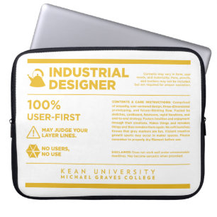 Kean MGC Industrielles Design Care Label Laptopschutzhülle