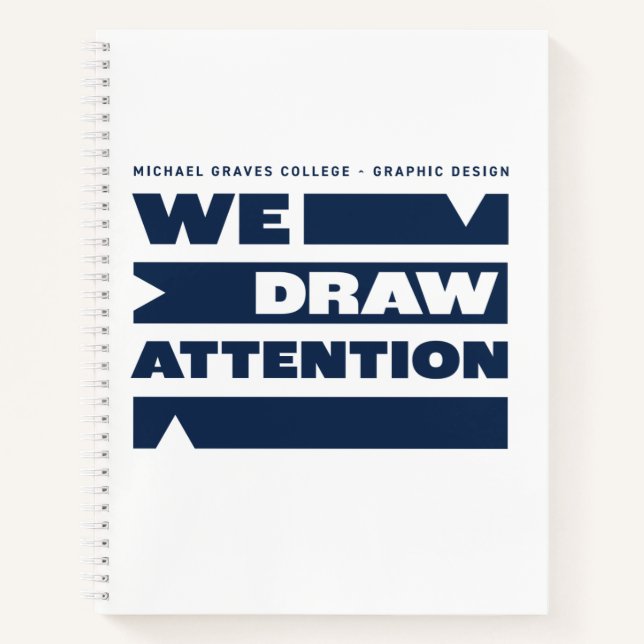 Kean MGC We Zeichn Attention Notebook Notizbuch (Vorderseite)