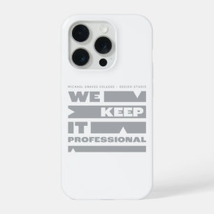 Kean MGC Wir bleiben professionell iPhone 15 Pro Hülle