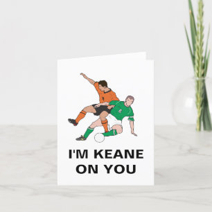 KEANE auf dich! Geburtstag, Jahrestag, Valentine Dankeskarte