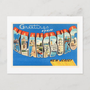 Keansburg New Jersey NJ Vintage Travel Postcard- Postkarte