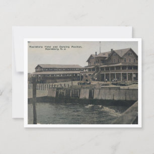 Keansburg NJ Hotel Tanzpavillon 1911 Vintage Postkarte