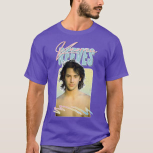 Keanu Reeves Retro 90er ästhetische Lüfterkunst T-Shirt