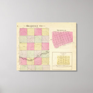 Kearney County, Deerfield, Lakin, Kansas Leinwanddruck