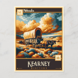 Kearney, Nebraska | VINTAG Postkarte