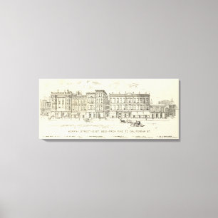 Kearny, Kiefer und Kalifornienostseite Leinwanddruck