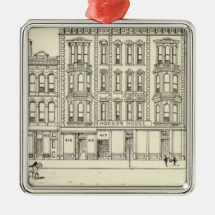 Kearny, Pine und California West Side Ornament Aus Metall