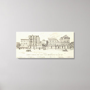 Kearny, Sacramento- und Lehm-Ostseite Leinwanddruck