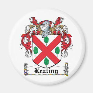 Keating Familienwappen Magnet