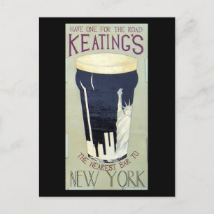 Keating's Irish Pub Postcard Postkarte