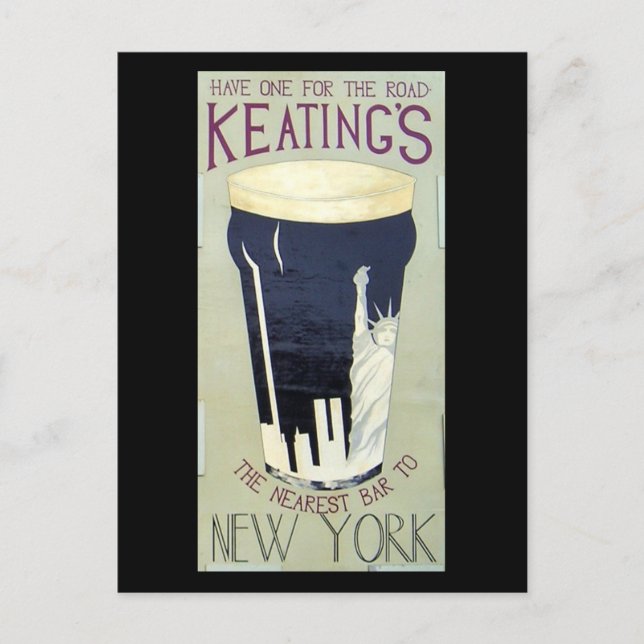 Keating's Irish Pub Postcard Postkarte (Vorderseite)