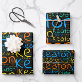Keaton Geschenkpapier Set