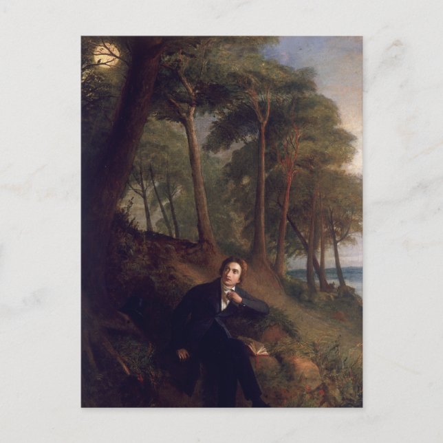 Keats hören die Nachtigall Postkarte (Vorderseite)