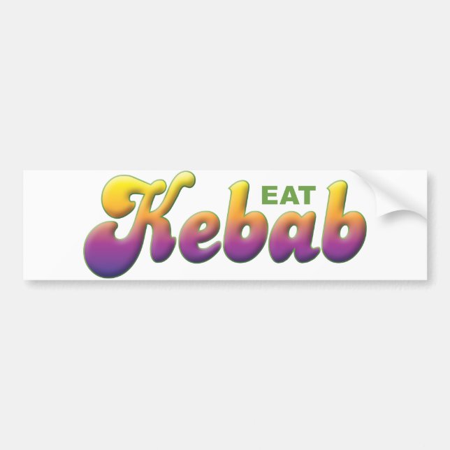 Kebab, essen autoaufkleber (Vorne)