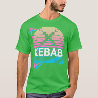 Kebab Skewers Doner Kebab Kebap Retro Geschenk T-Shirt