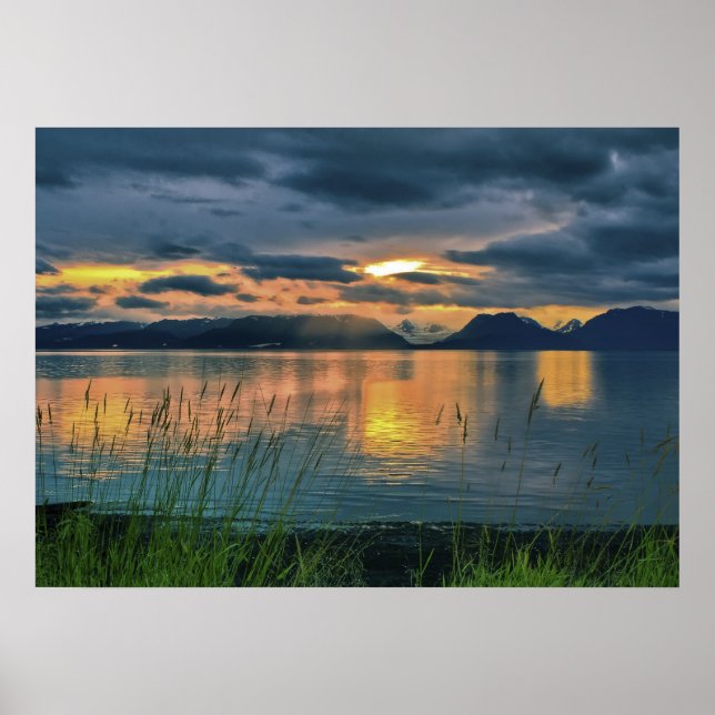 Kechemak Bay, Alaska Print Poster (Vorne)
