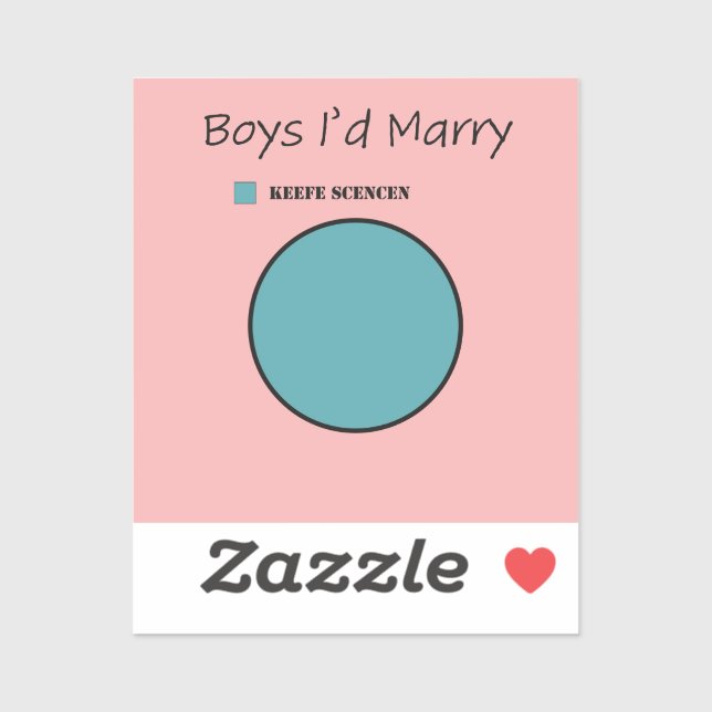 Keefe Laptop Sticker (Blatt)