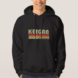 KEEGAN Geschenk Name Personalisiert Lustig Retro V Hoodie
