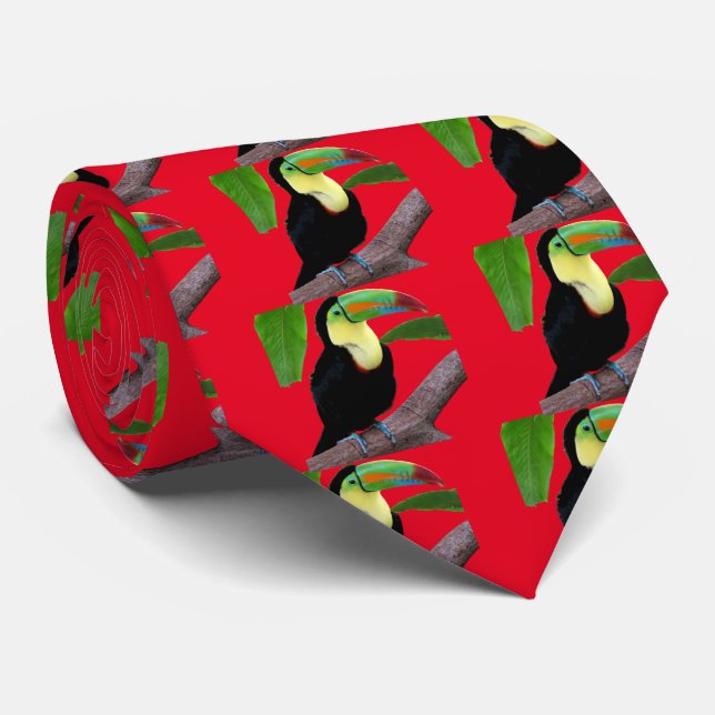 Keel-billed Toucan Krawatte (Gerollt)