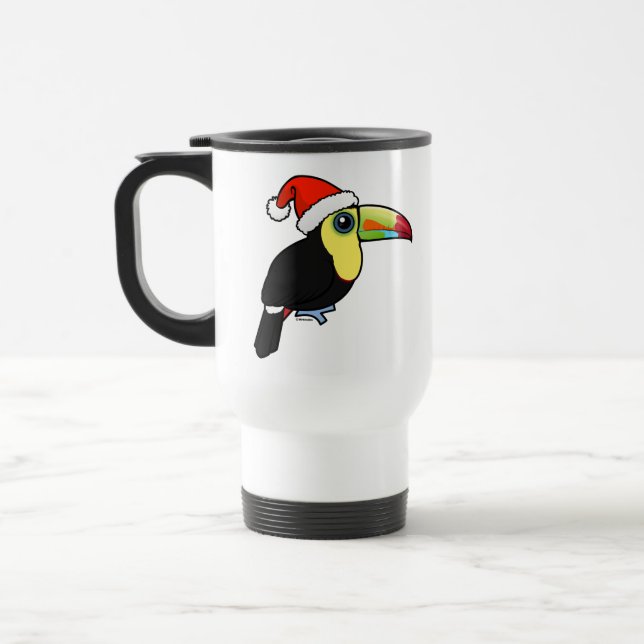 Keel-billed Toucan Santa Reisebecher (Links)