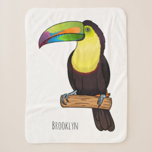 Keel-Blau-Tucan-Cartoon-Abbildung Sherpadecke