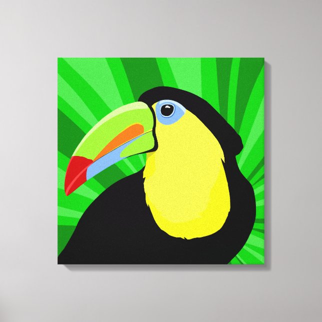 Keel Toucan Art Leinwanddruck (Vorderseite)