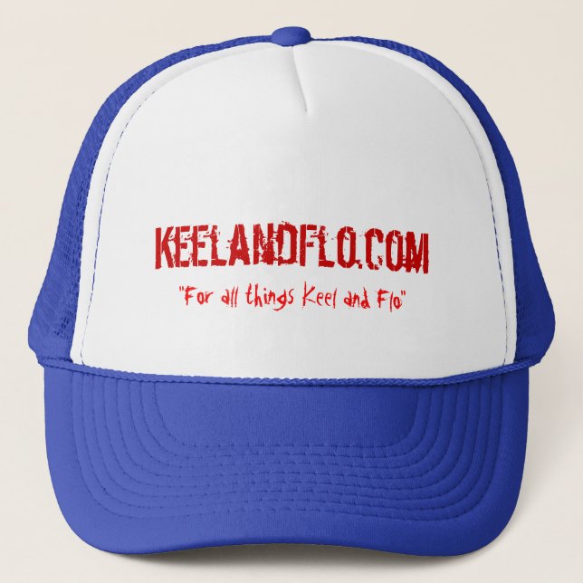 KeelandFlo.com-Fernlastfahrerhut Truckerkappe (Vorderseite)