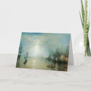 Keelmen Heaving Coals, Mondlicht von Joseph Turner Karte