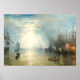 Keelmen Heaving in Coals - William Turner Fine Art Poster