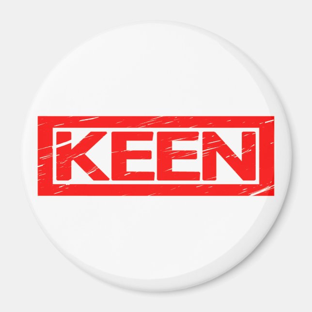 Keen Briefmarke Magnet (Vorne)