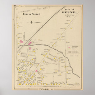 Keene, Bezirk 1 Poster