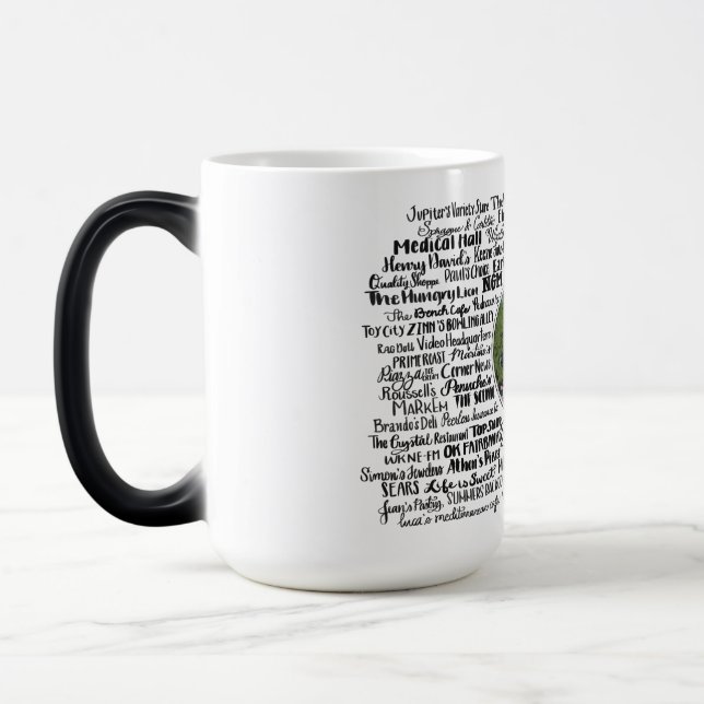 Keene, NH - Now & Then Verwandlungstasse (Links)